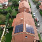 Instalación solar fotovoltaica de autoconsumo con 6,9 KWp de potencia instalada en Cóbreces (Cantabria).